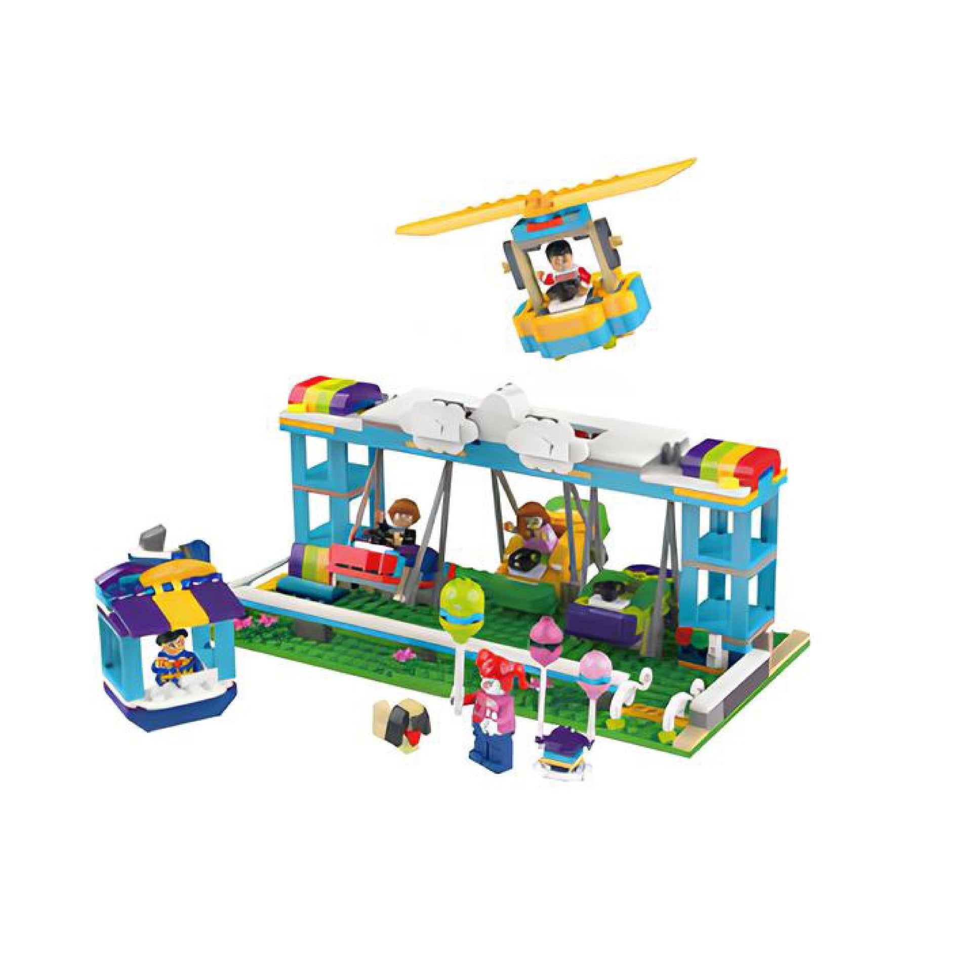 Jaki Lunapark Temalı 1107 Parça Block Oyuncak Jk-2180