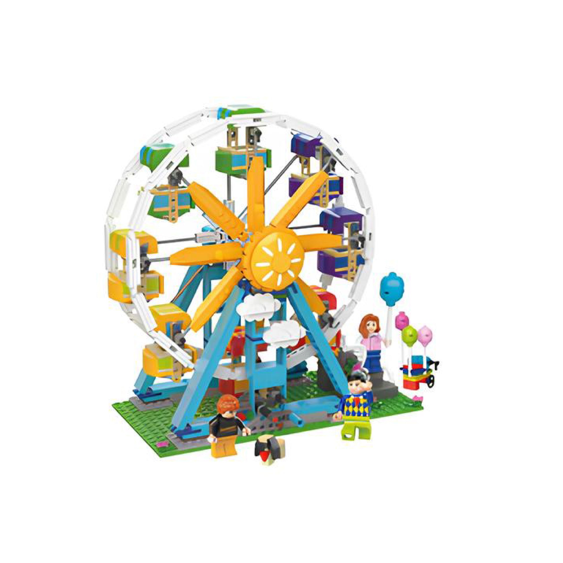 Jaki Lunapark Temalı 1107 Parça Block Oyuncak Jk-2180-5
