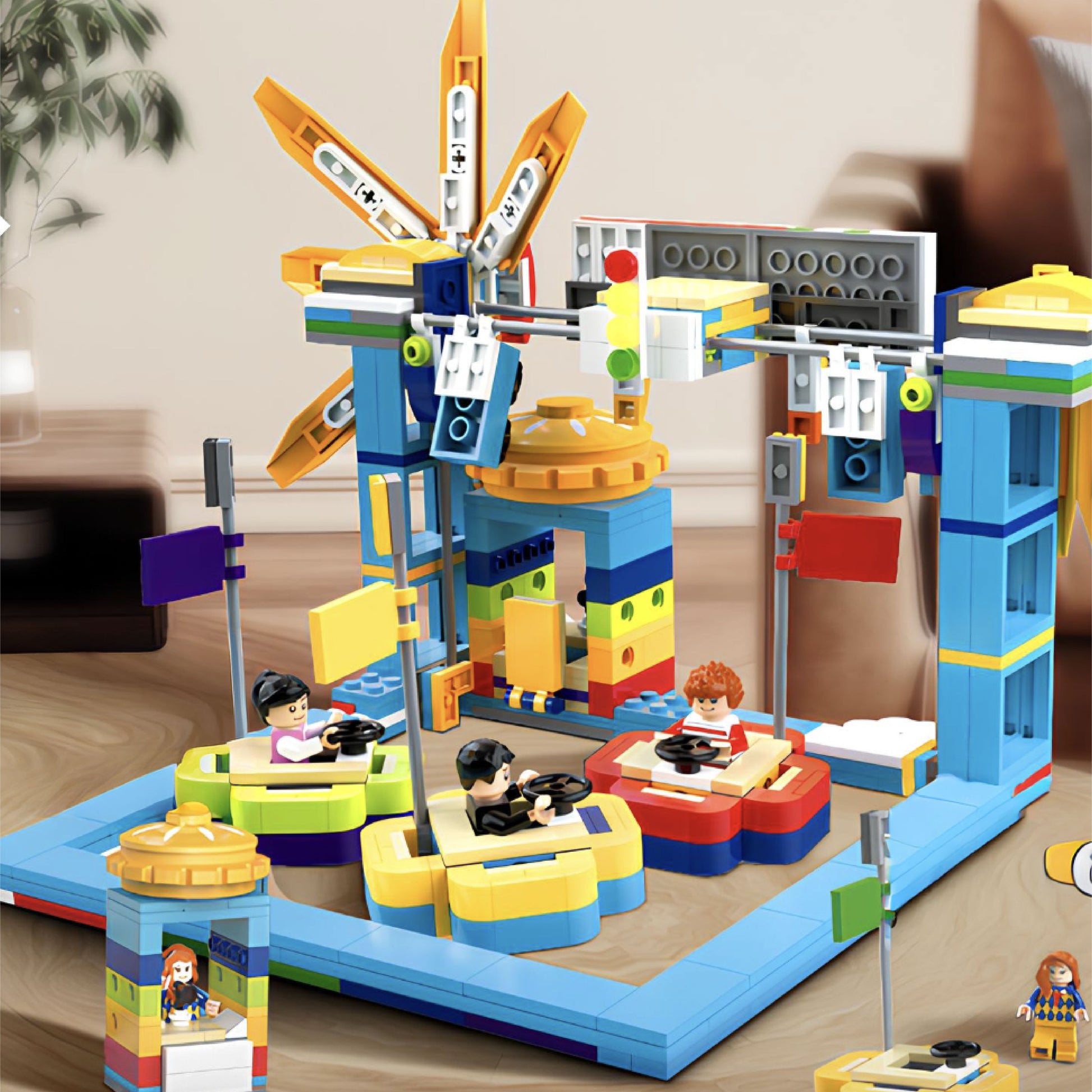 Jaki Lunapark Temalı 1107 Parça Block Oyuncak Jk-2180-7