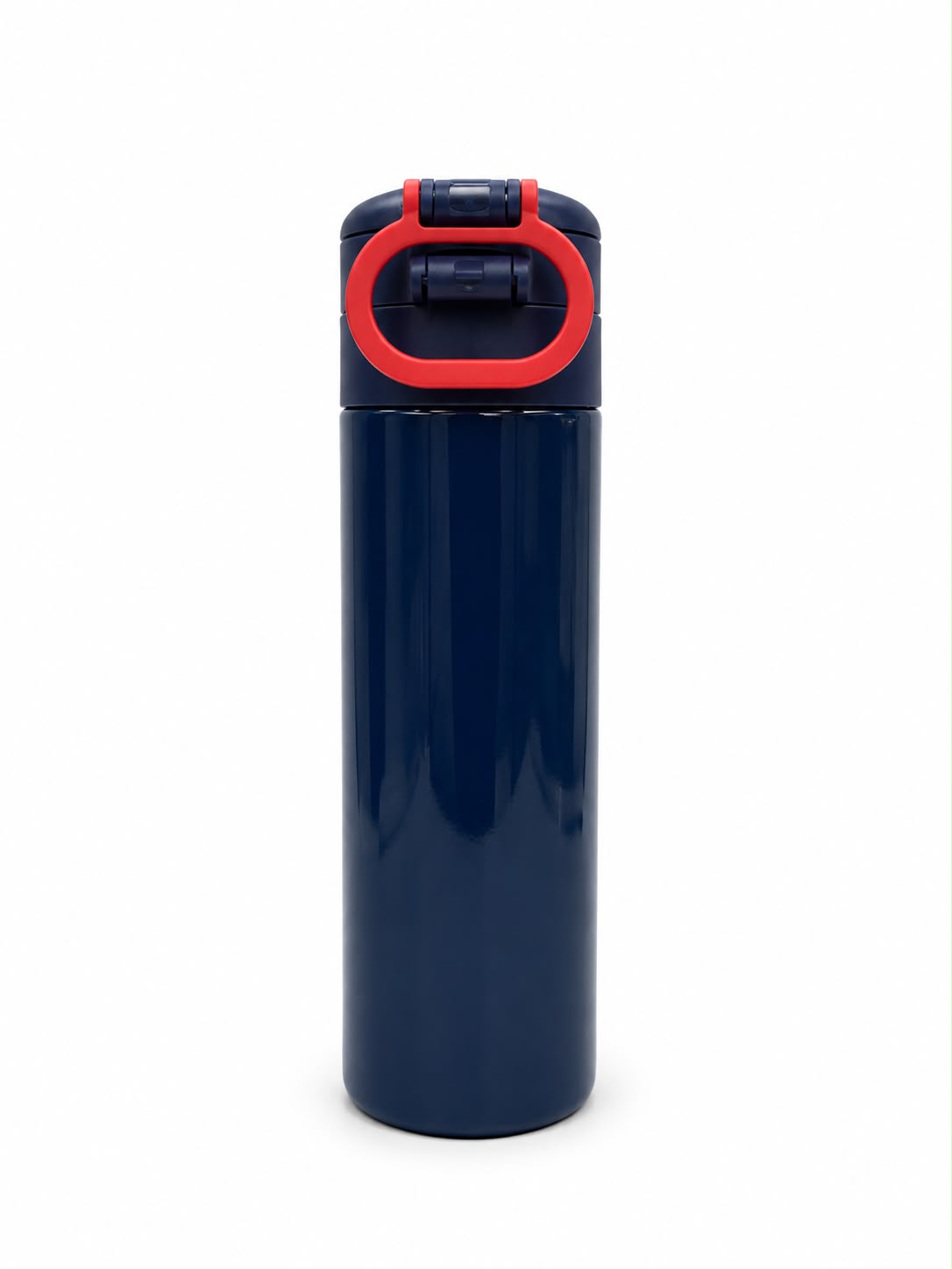 Kaukko Kids 520 ml Astronot Baskılı Lacivert Erkek Çocuk Çelik Termos Matara (Çift İçim Kilitli Kapak) - L5367-1