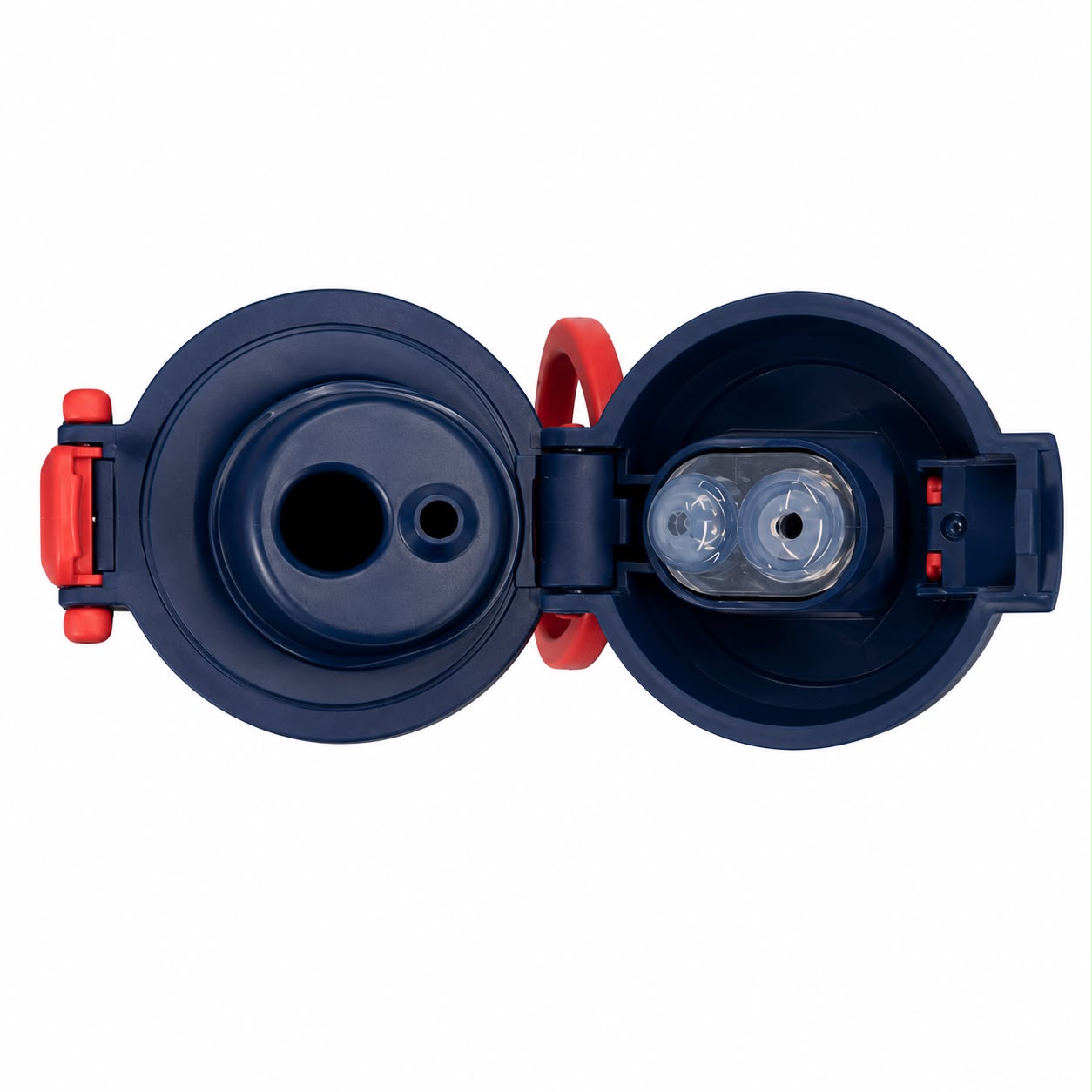 Kaukko Kids 520 ml Astronot Baskılı Lacivert Erkek Çocuk Çelik Termos Matara (Çift İçim Kilitli Kapak) - L5367-4