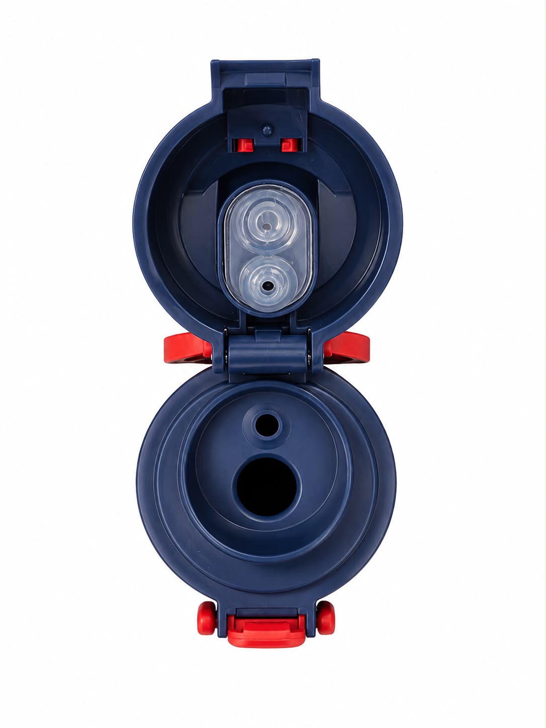 Kaukko Kids 520 ml Boom Baskılı Lacivert Erkek Çocuk Çelik Termos Matara (Çift İçim Kilitli Kapak) - L5422-3