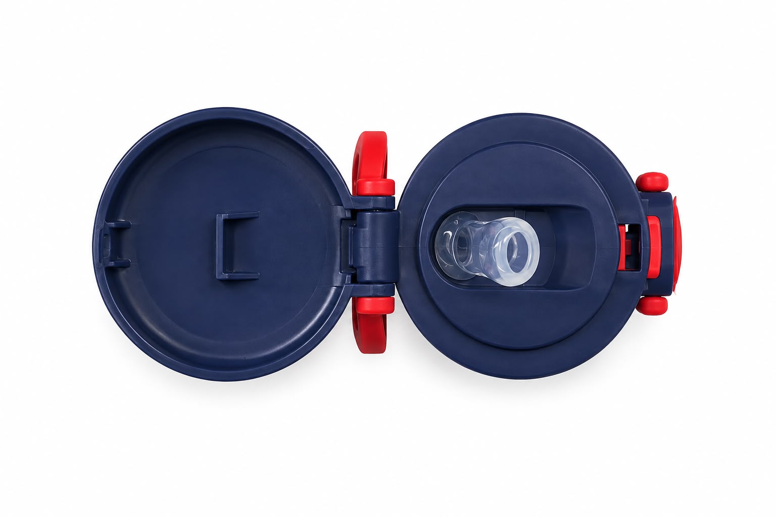 Kaukko Kids 520 ml Boom Baskılı Lacivert Erkek Çocuk Çelik Termos Matara (Çift İçim Kilitli Kapak) - L5422-4