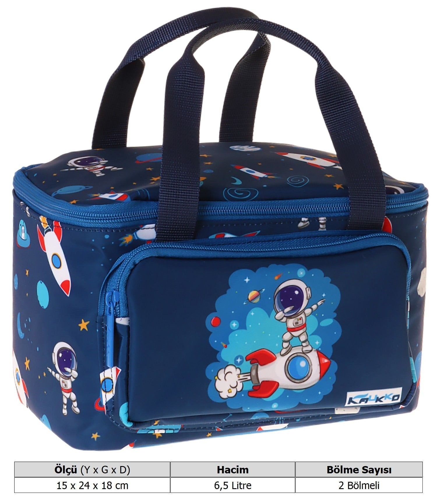 Kaukko Kids Beslenme Çantası (space)-1
