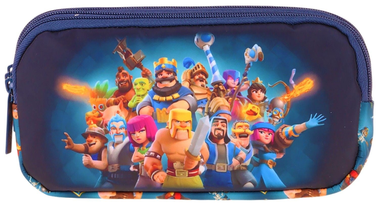 Kaukko Kids Boom Baskılı Lacivert Erkek Çocuk Okul Kalemliği Kalem Çantası - L5421-2
