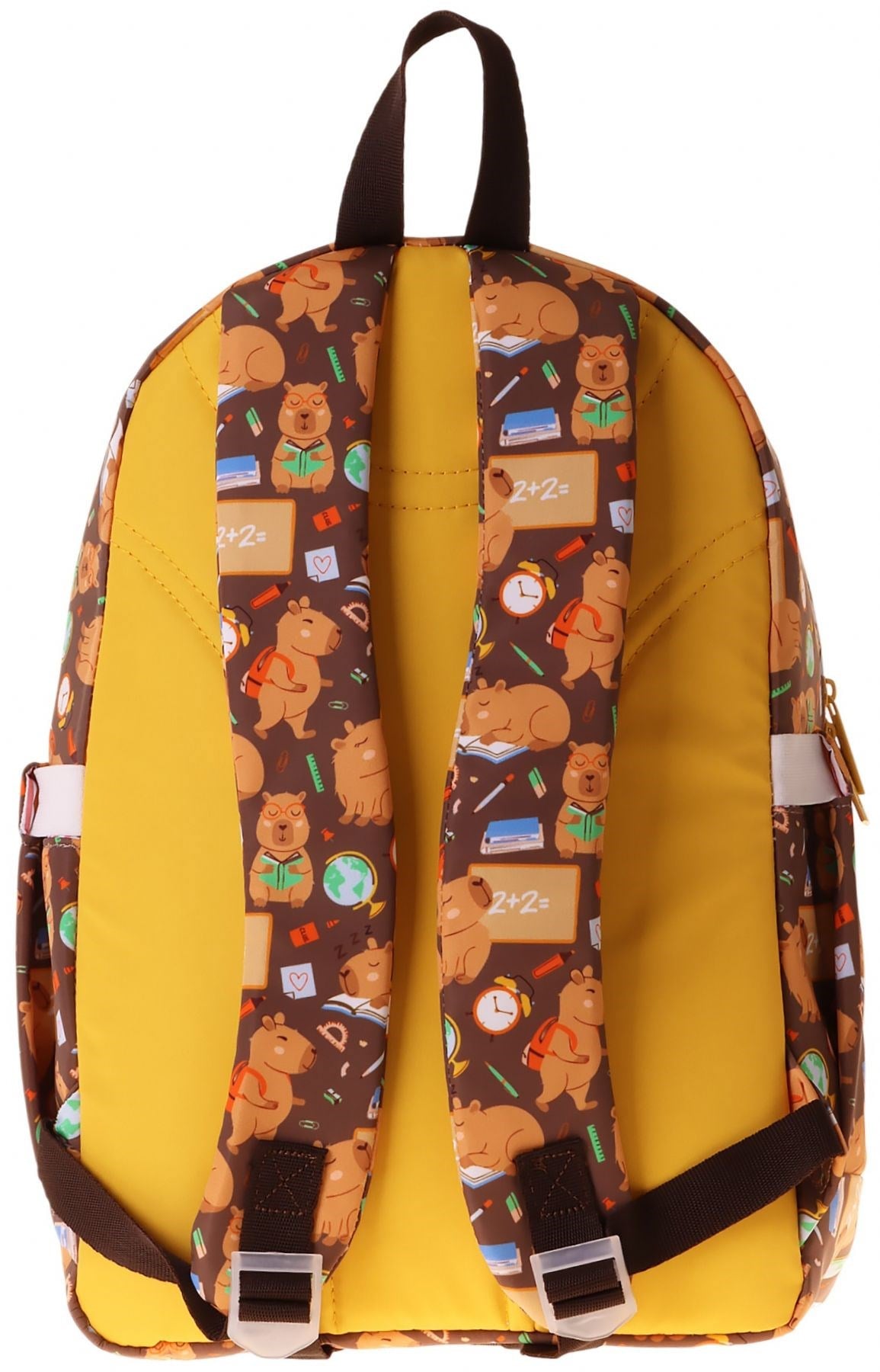 Kaukko Kids Dört Bölmeli Erkek Çocuk Clever Baskılı Kahverengi Okul Sırt Çantası - L5384-4