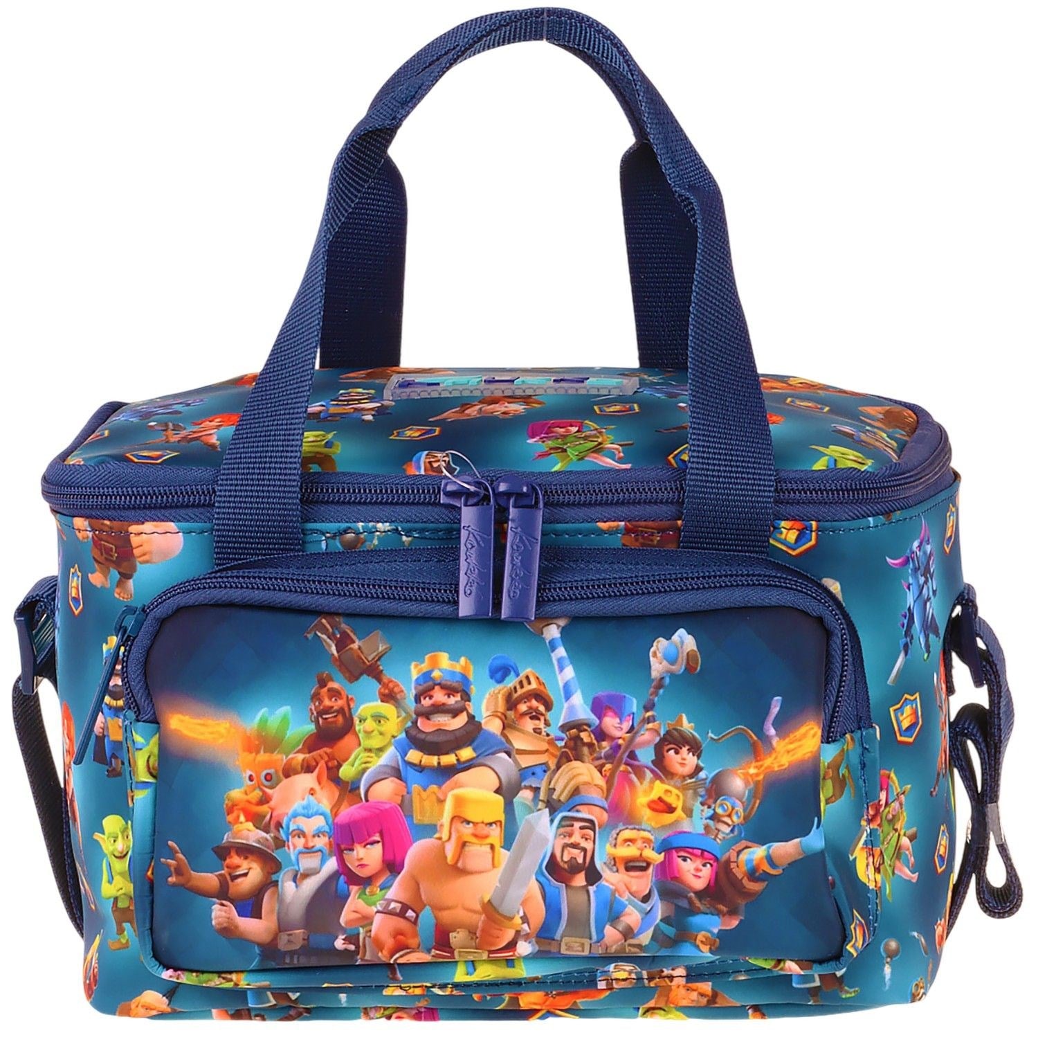 Kaukko Kids İki Bölmeli Thermo Okul Beslenme Çantası - Boom Baskılı Lacivert Renk (Erkek Çocuk) - L5420-2