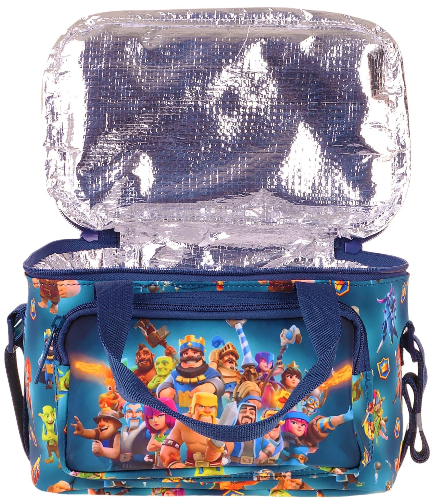 Kaukko Kids İki Bölmeli Thermo Okul Beslenme Çantası - Boom Baskılı Lacivert Renk (Erkek Çocuk) - L5420-4