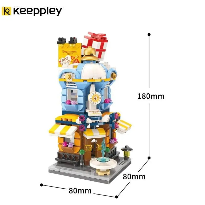 Keeppley City Corner Fashion Department Store Moda Mağazası Yapı Blokları Oyuncak Seti Kp-0105-1