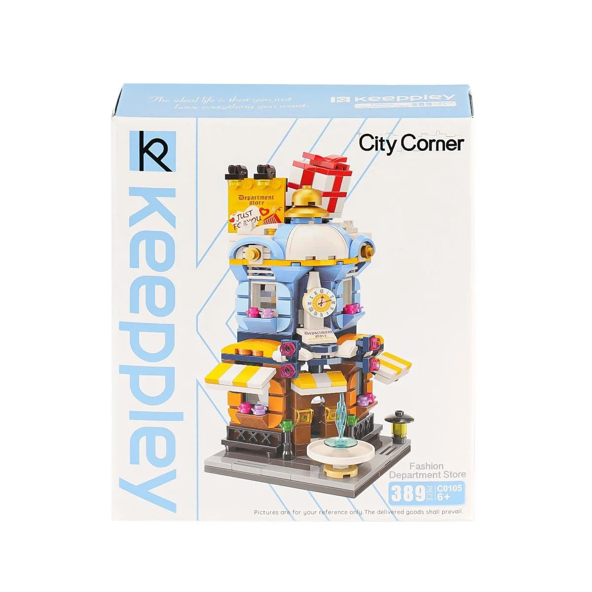 Keeppley City Corner Fashion Department Store Moda Mağazası Yapı Blokları Oyuncak Seti Kp-0105-2