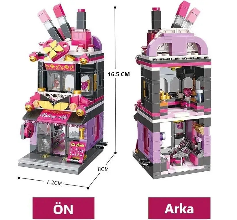 Keeppley Kozmetik Dükkanı 348 Parça Block Oyuncak Kp-0103