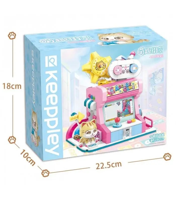 Keeppley Mikro Blok Kedi Oyun Evi Dükkanı 384 Parça KP28019-2