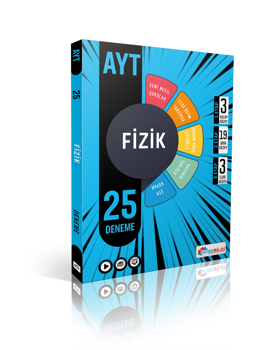 KöşeBilgi Yayınları AYT Fizik Branş 25 Deneme-1