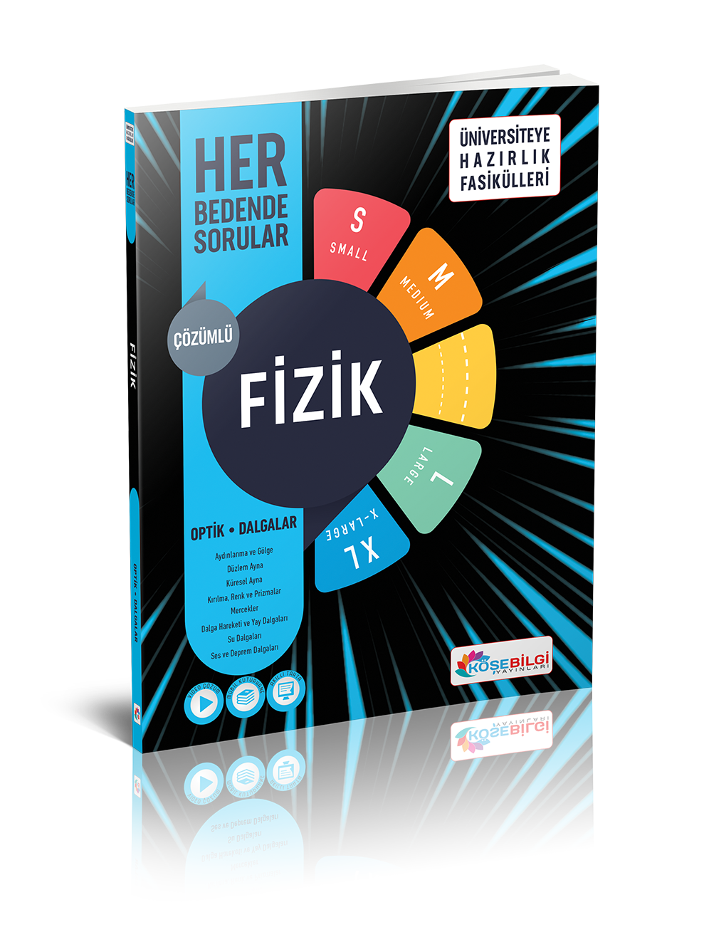KöşeBilgi Yayınları Üniversiteye Hazırlık Fizik Optik ve Dalgalar Her Bedende Sorular-1