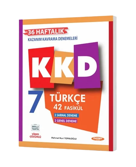 Kurmay Yayınları 7. Sınıf Türkçe Haftalık Kazanım Kavrama Denemeleri