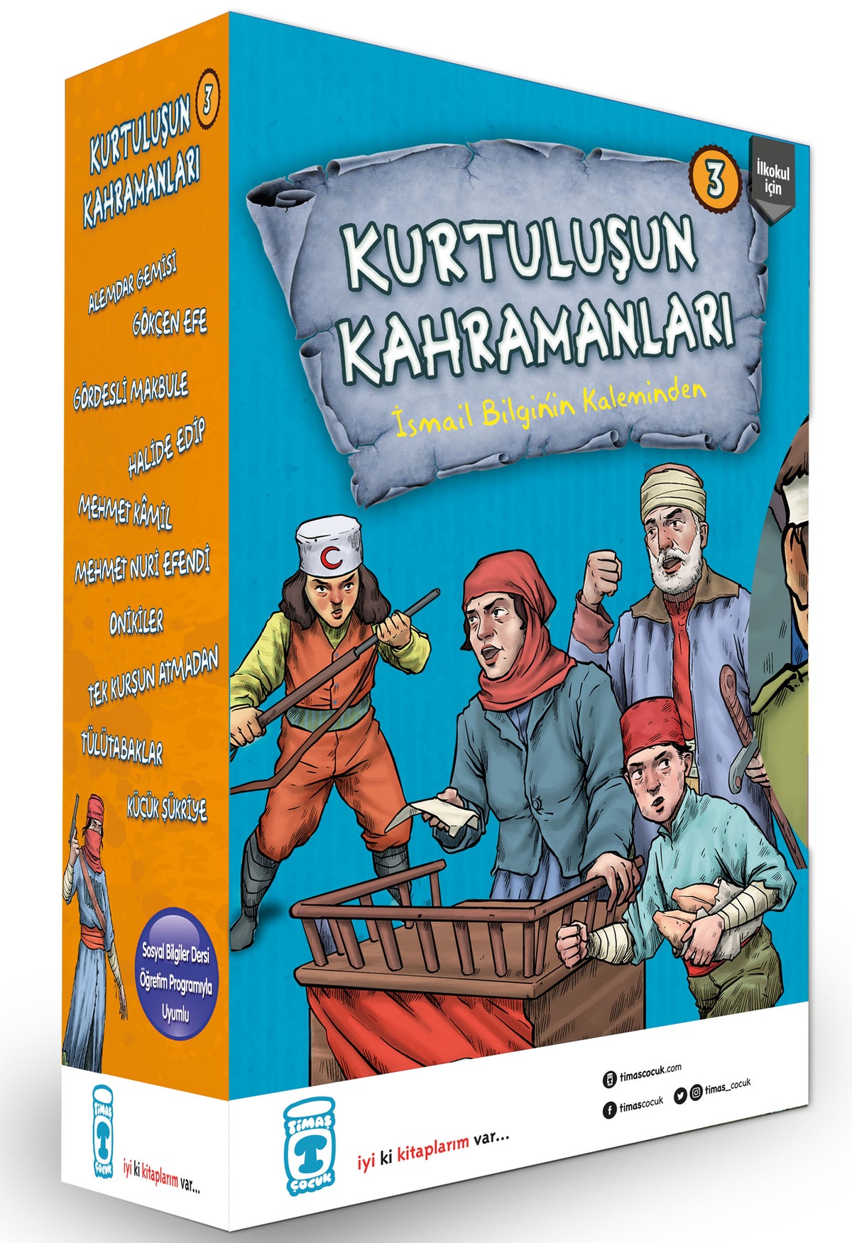 Kurtuluşun Kahramanları 3 Seti (10 Kitap Takım) Timaş Çocuk-1