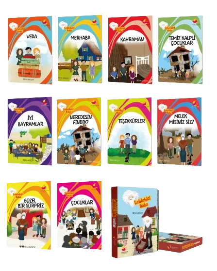 Leblebici Baba Hikaye Seti (10 Kitap) Takım Ay Çocuk Yayınları-1