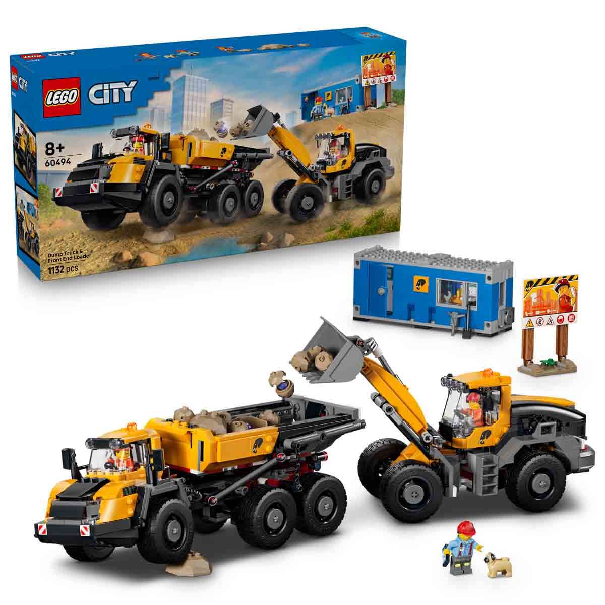 LEGO City Damperli Kamyon ve Ön Yükleyici 60494-2