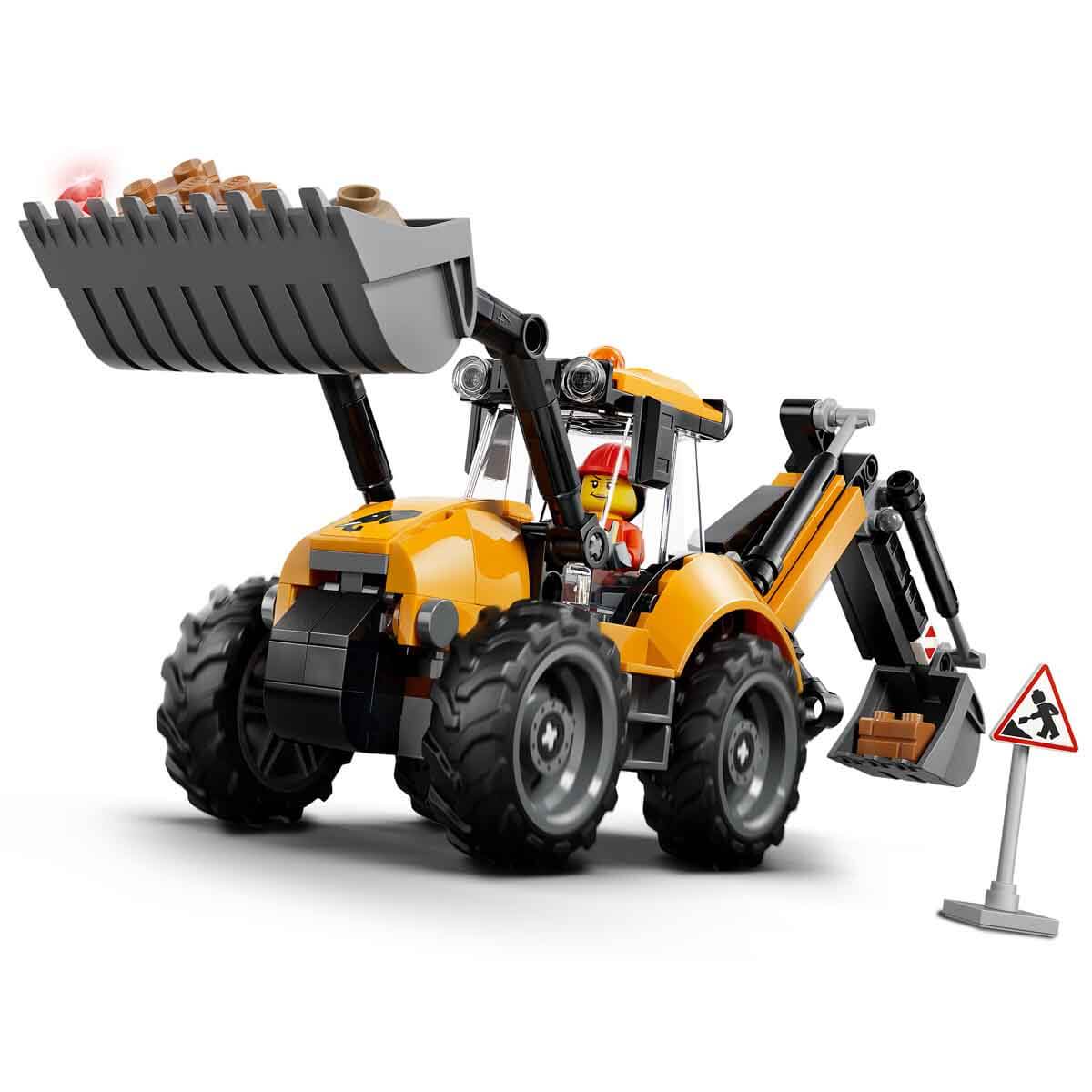 LEGO City Sarı Kazıcı Yükleyici - İnşaat Oyuncağı 60480