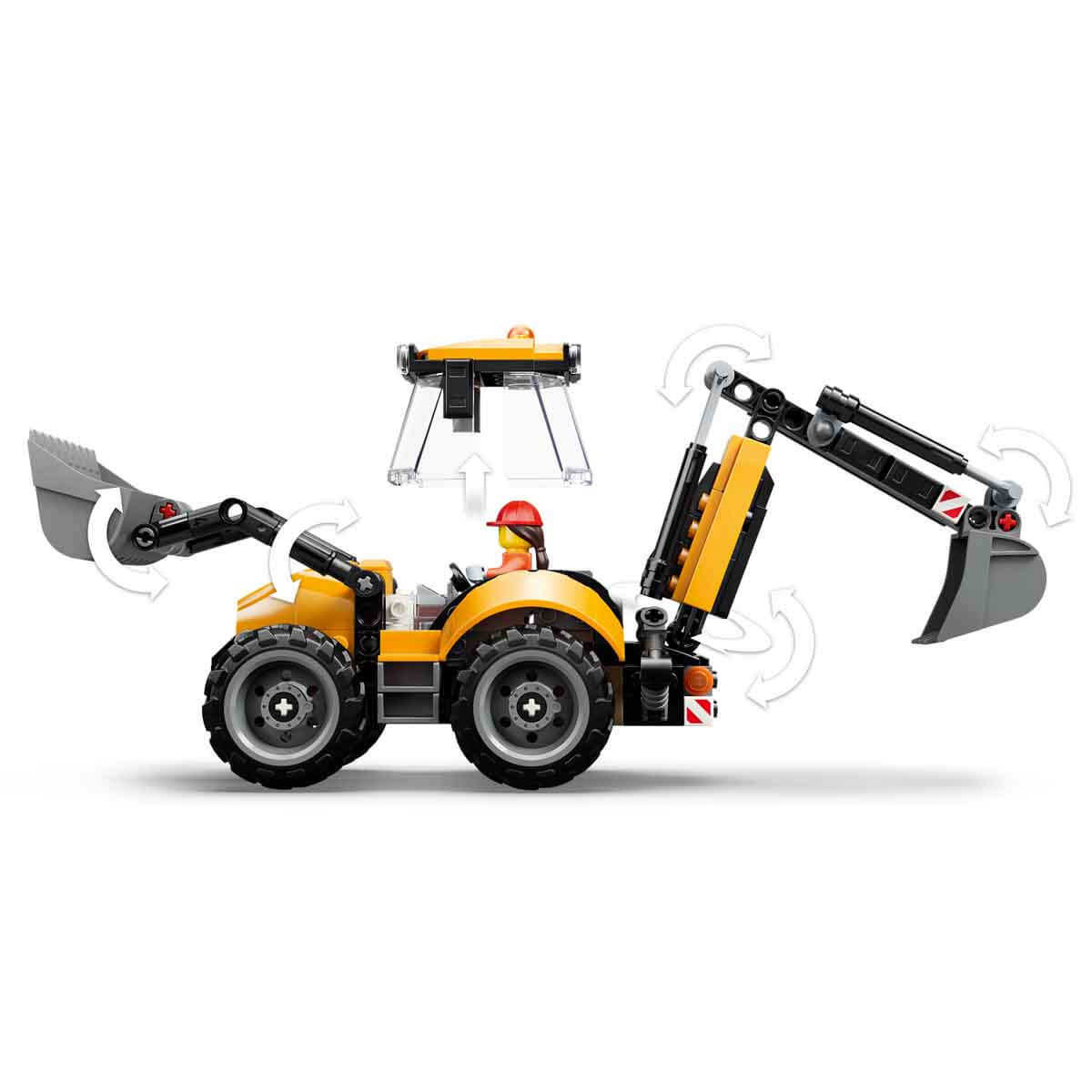LEGO City Sarı Kazıcı Yükleyici - İnşaat Oyuncağı 60480-3