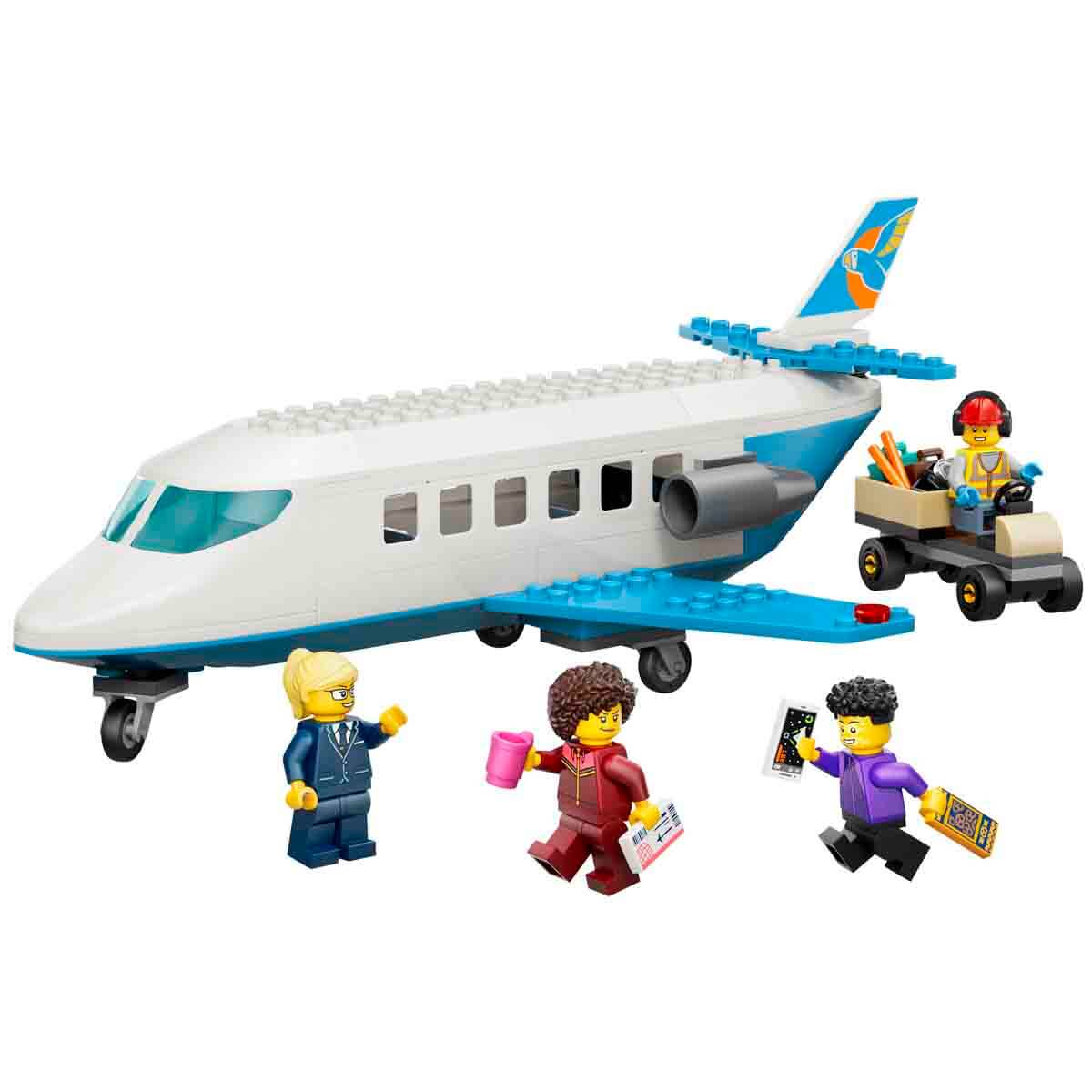 LEGO City Yolcu Jeti - Oyuncak Uçak Yapım Seti 60492-4