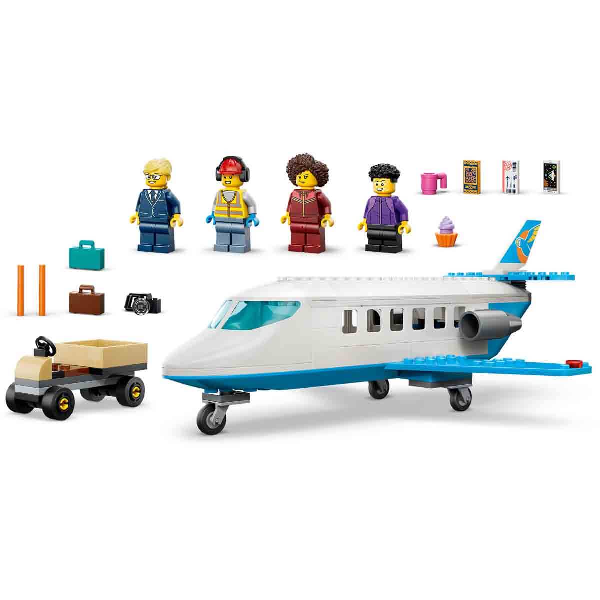 LEGO City Yolcu Jeti - Oyuncak Uçak Yapım Seti 60492-5