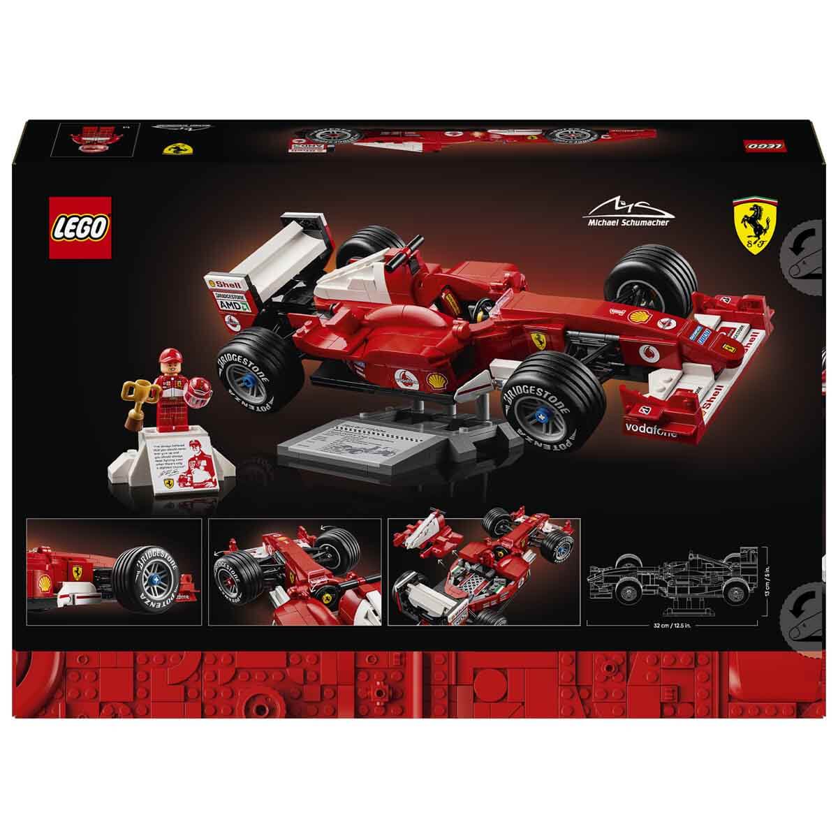 LEGO Icons Ferrari F2004 ve Michael Schumacher 11375-4