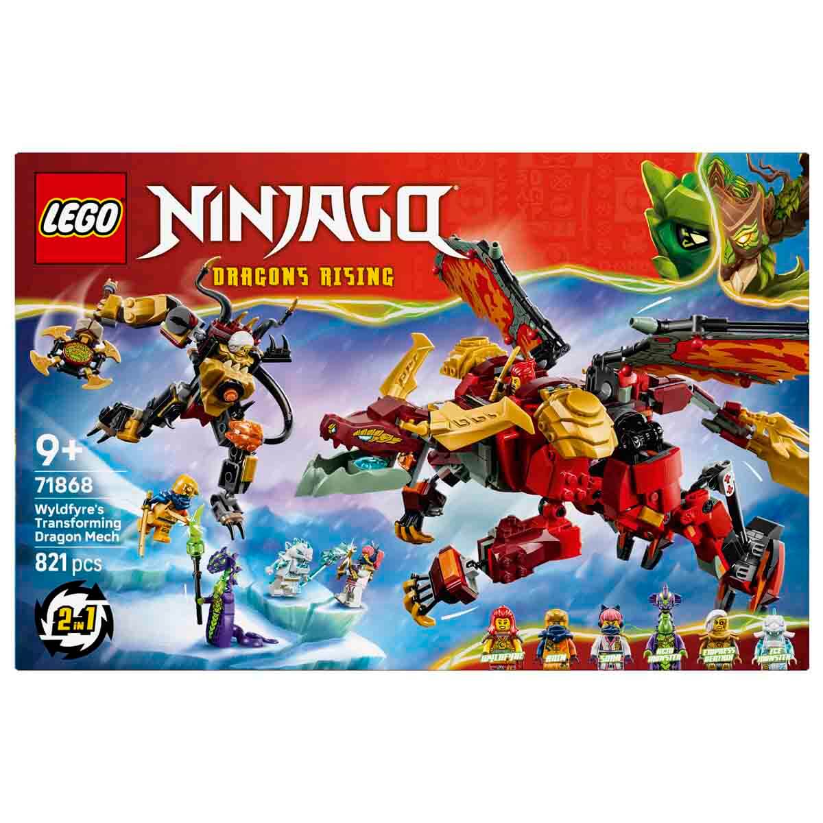 LEGO Ninjago Wyldfyre'ın Dönüşen Ejderha Robotu 71868-1