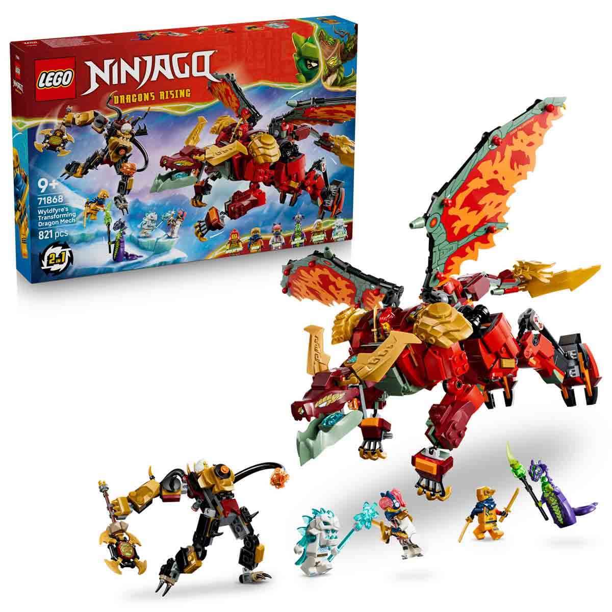 LEGO Ninjago Wyldfyre'ın Dönüşen Ejderha Robotu 71868-2
