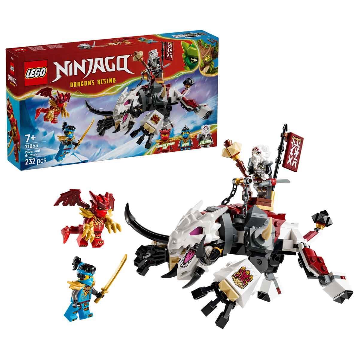 LEGO NINJAGO Zilvar ve Ejderha Canavar Grimtak 71863-1