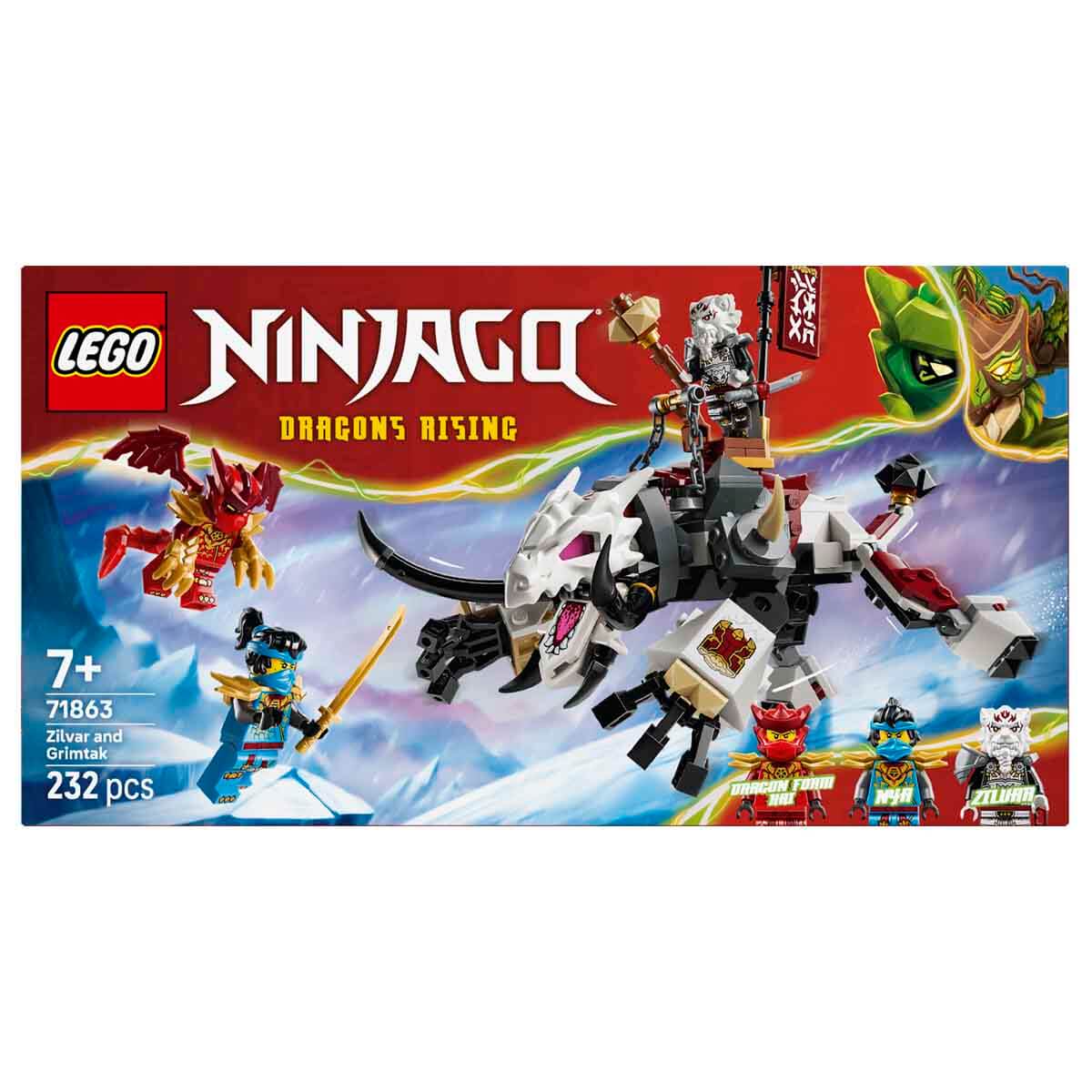 LEGO NINJAGO Zilvar ve Ejderha Canavar Grimtak 71863-2