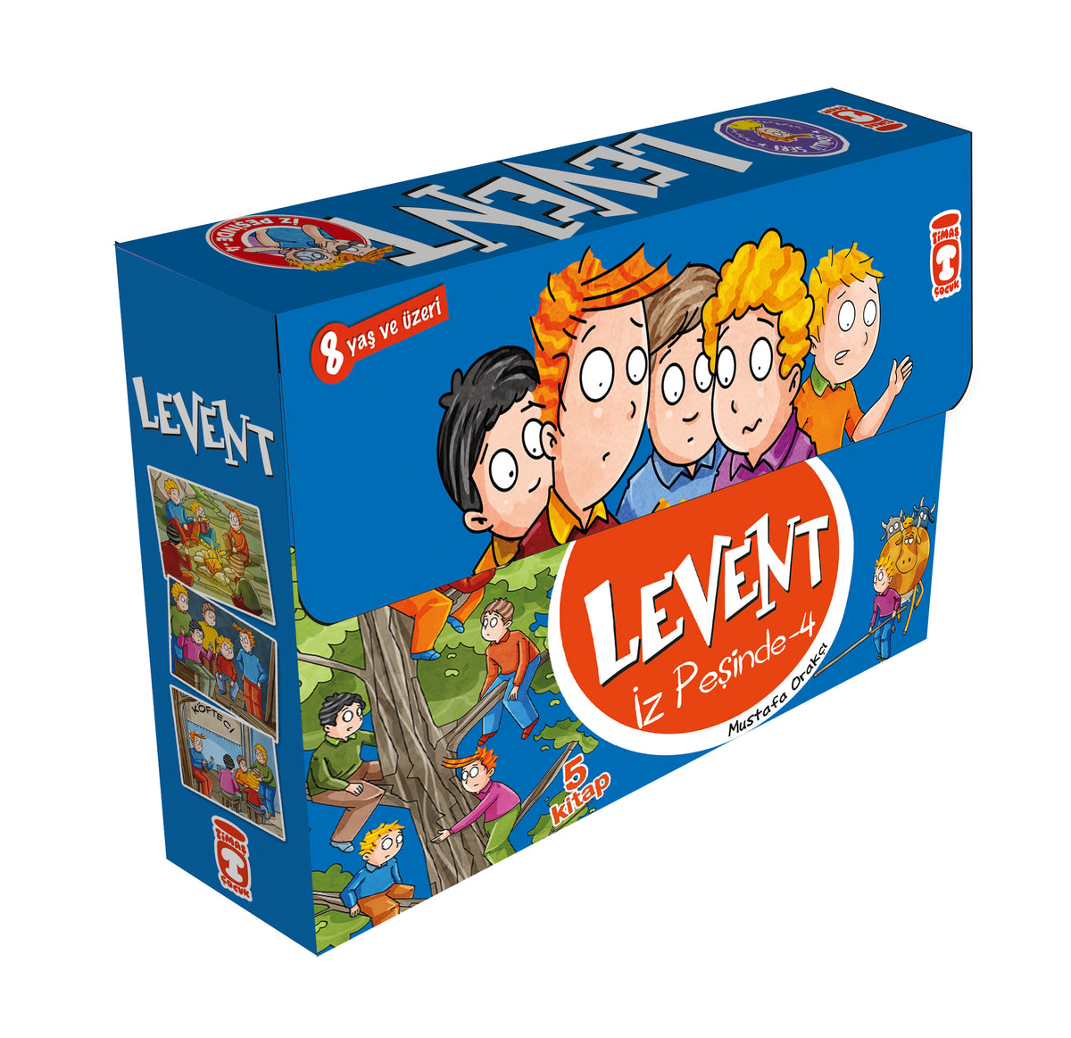 Levent İz Peşinde 4 Set 5 Kitap Genç Timaş Yayınları-1