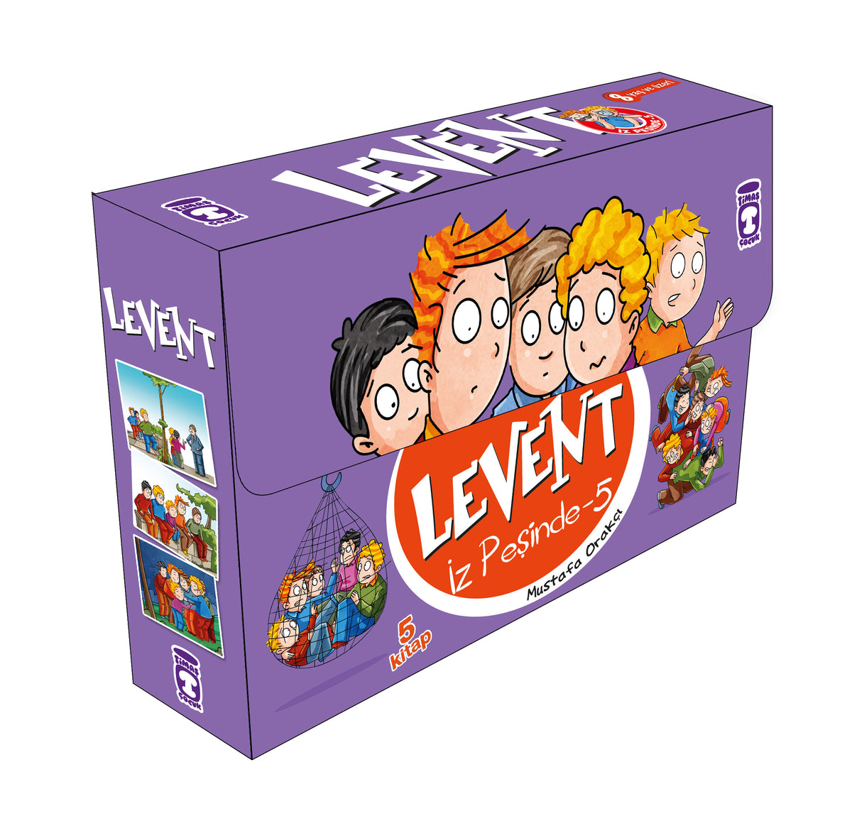 Levent İz Peşinde 5 Set 5 Kitap Mustafa Orakçı Timaş Çocuk-1
