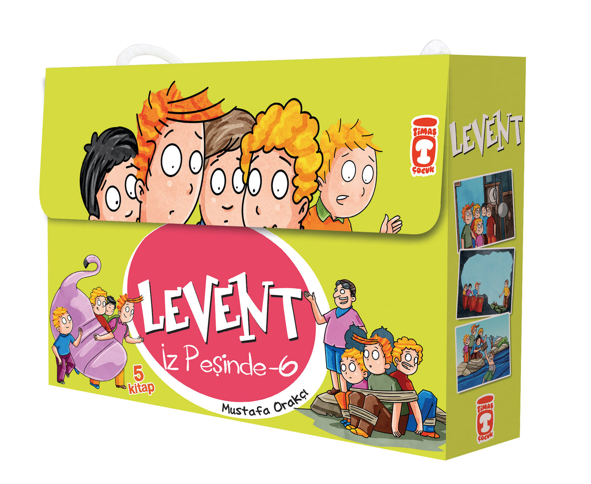 Levent İz Peşinde 6 (5 Kitap Takım) Timaş Çocuk-1