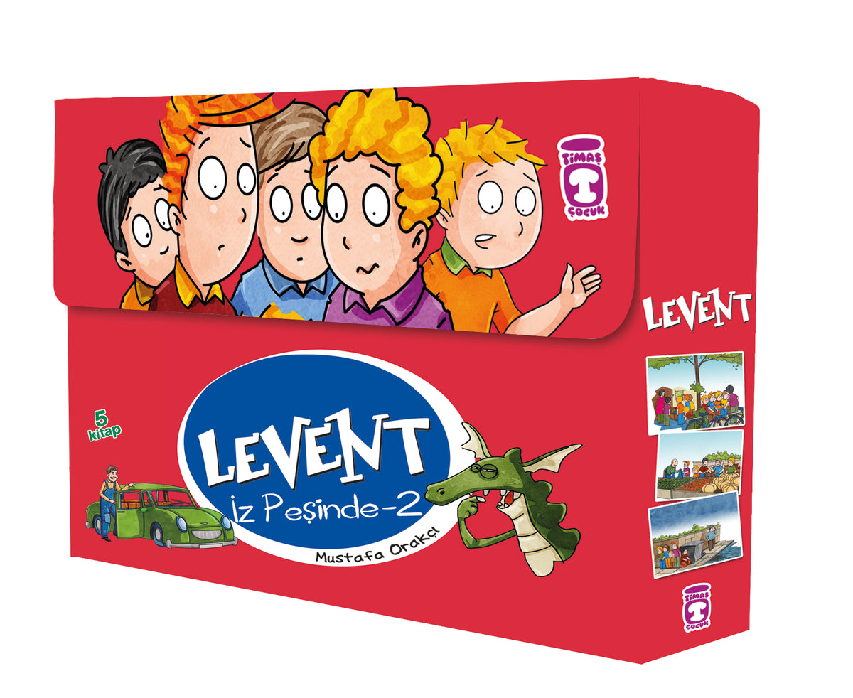 Levent İz Peşinde Set 2 - 5 Kitap Takım Timaş Yayınları-1