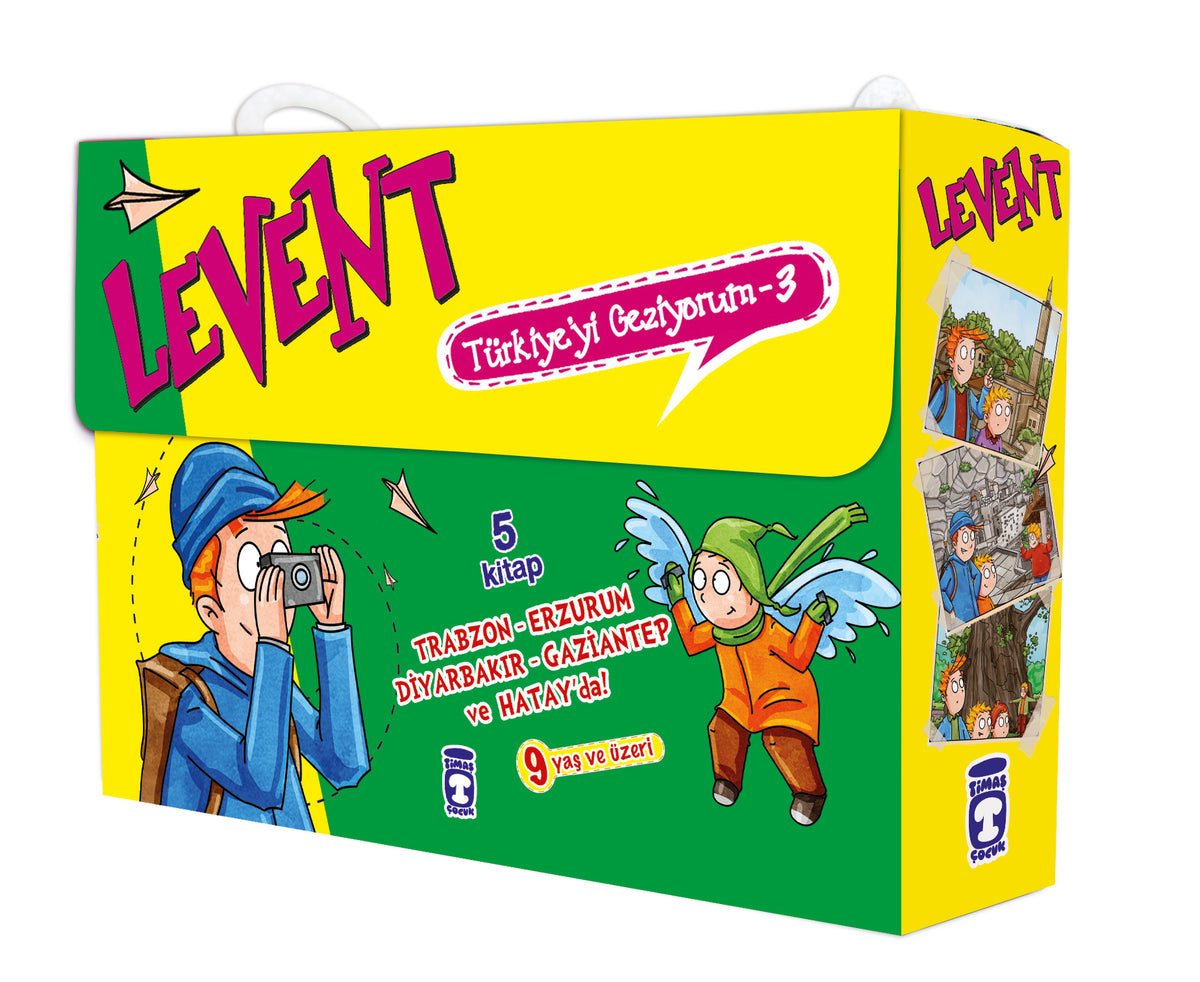 Levent Türkiye`yi Geziyorum 3 - 5 Kitap Takım Timaş Yayınları