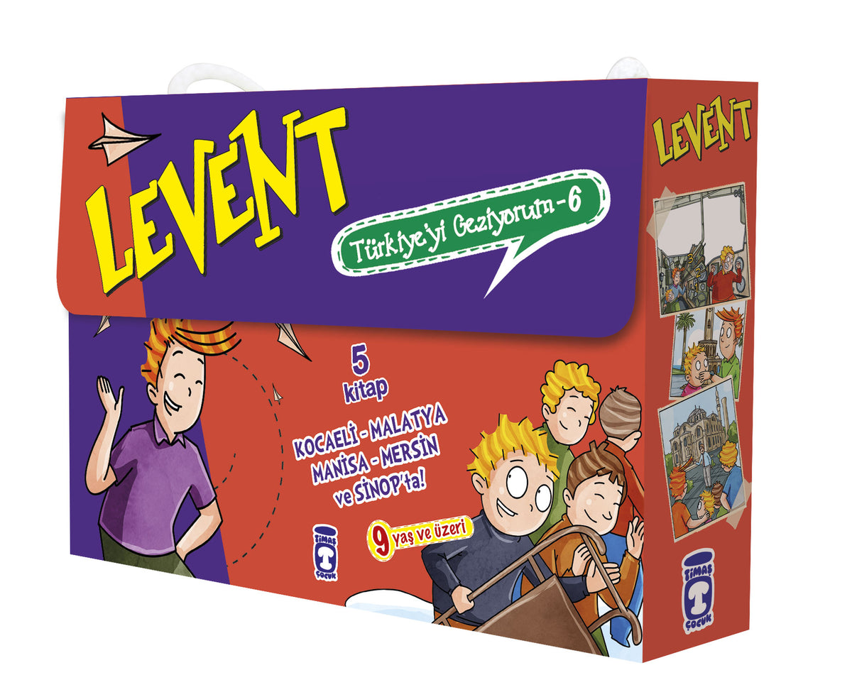 Levent Türkiye`yi Geziyorum 6 Set (5 Kitap Takım) Timaş Çocuk