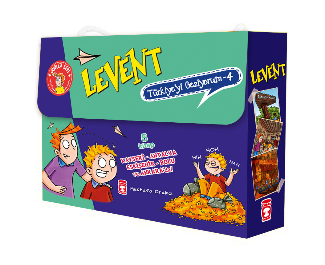 Levent Türkiyeyi Geziyorum 4 (5 Kitap Takım) Mustafa Orakçı Timaş Çocuk-1