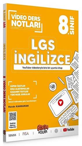 LGS 8. Sınıf İngilizce Video Ders Notları Benim Hocam Yayınları-1