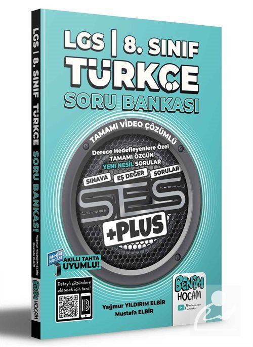LGS 8.Sınıf Türkçe Ses Plus Soru Bankası Benim Hocam Yayınları