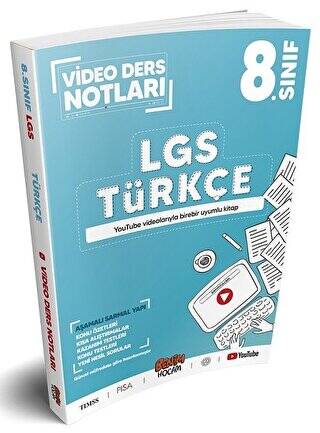 LGS 8.Sınıf Türkçe Video Ders Notları Benim Hocam Yayınları
