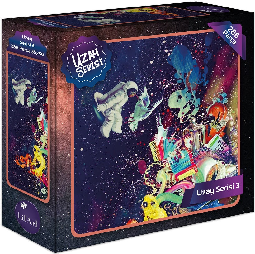 Lilart Puzzle Uzay Serisi  286 Parça