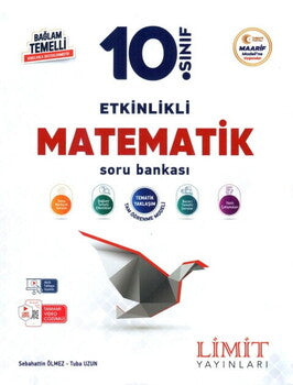 Limit Yayınları 10. Sınıf Matematik Etkinlikli Maarif Soru Bankası-1