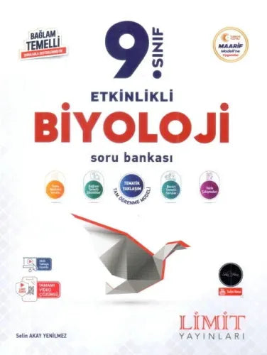 Limit Yayınları 9. Sınıf Biyoloji Etkinlikli Maarif Soru Bankası-1