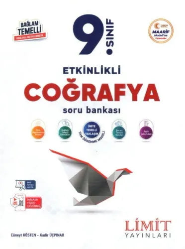 Limit Yayınları 9. Sınıf Coğrafya Etkinlikli Maarif Soru Bankası-1
