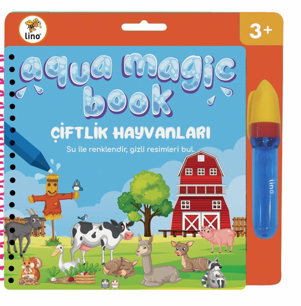Lino Boyama Kitabı Aqua Magic Book Çiftlik Sihirli TFL-1007