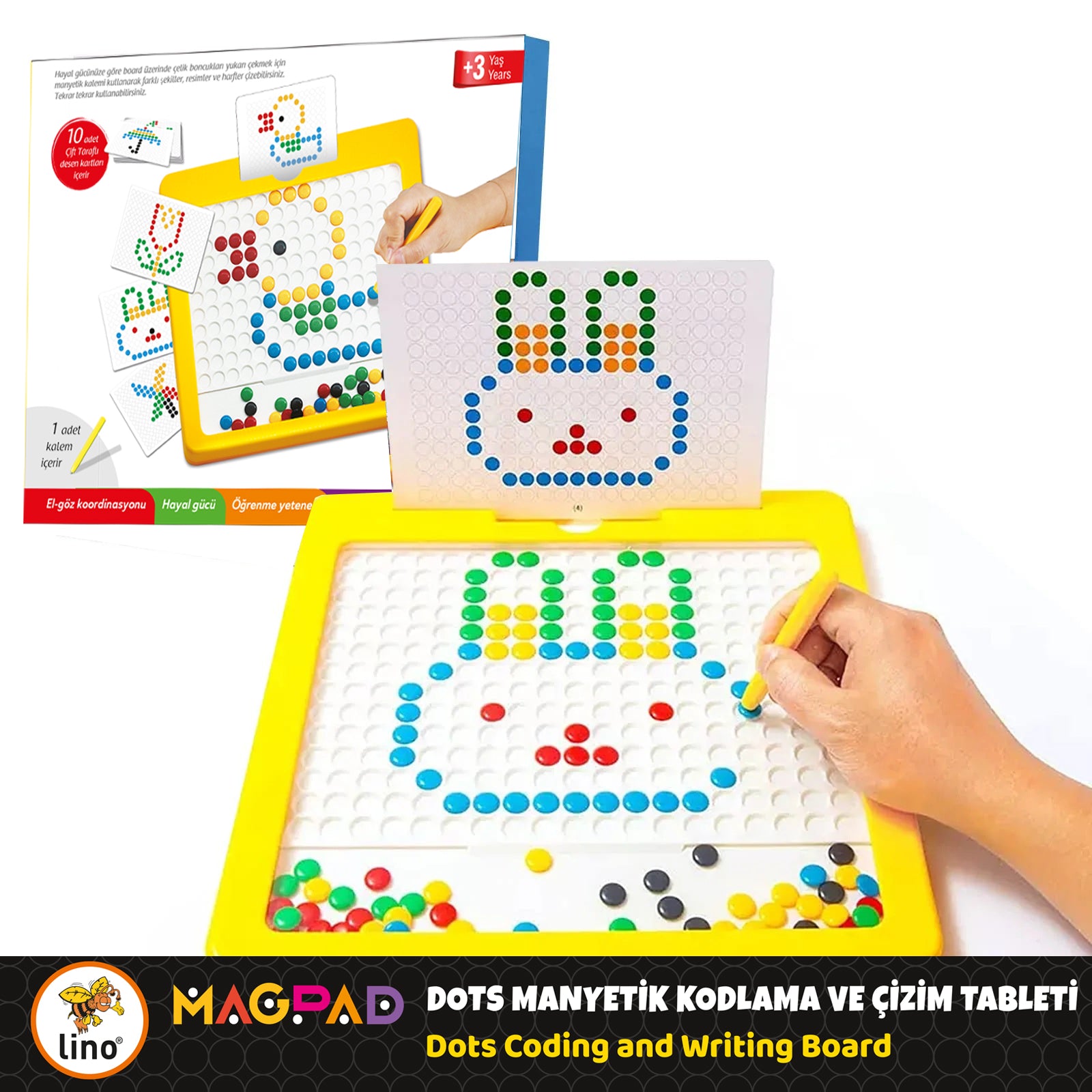 Lino Magpad Dots Manyetik Pad Mp-102-8