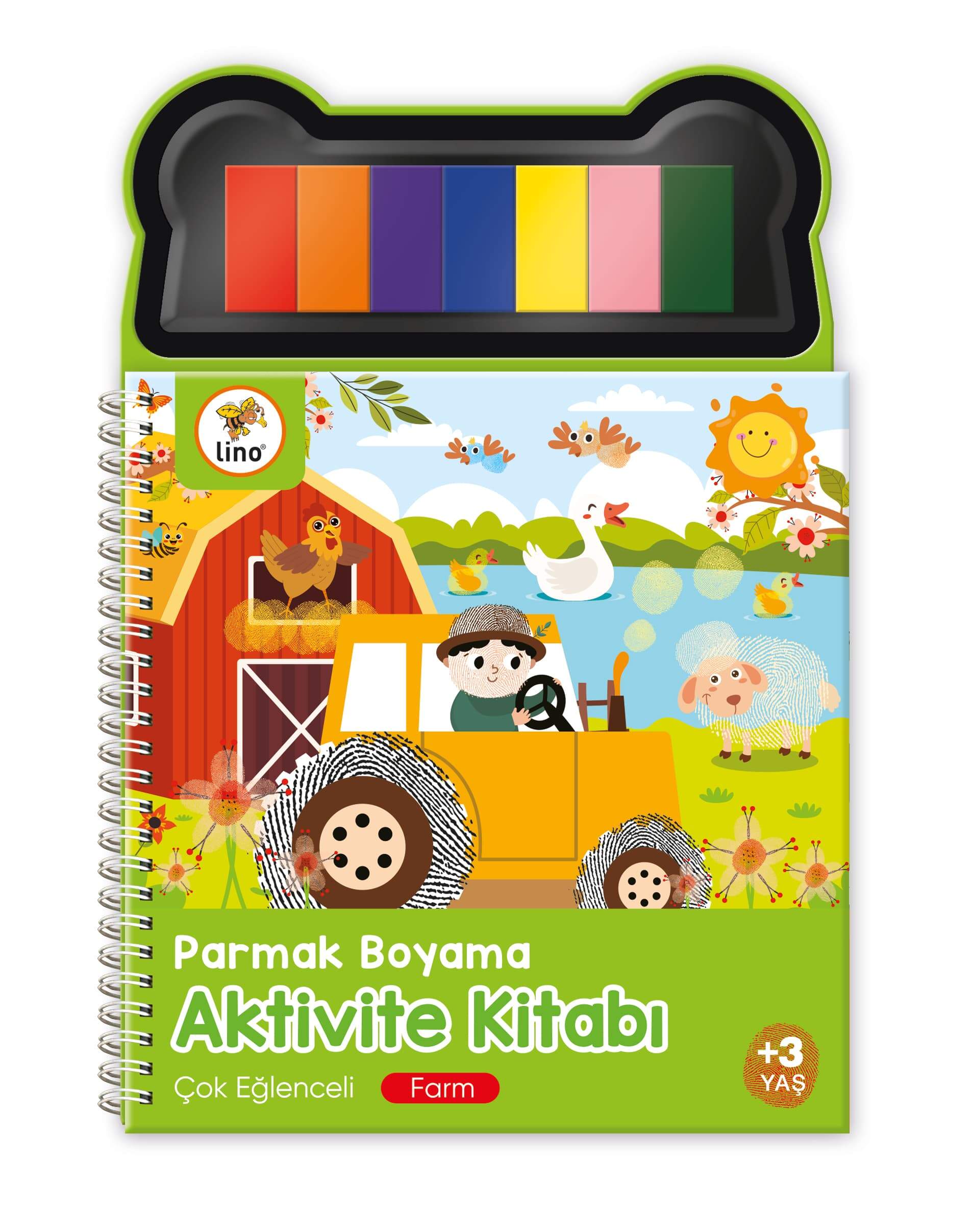 Lino Parmak Boyama Aktivite Kitabı Farm Lp-601-1