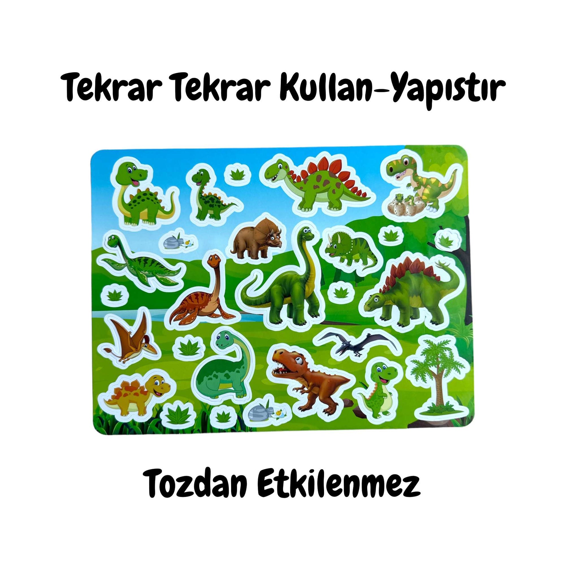 Lino Tekrar Tekrar Kullanılabilen Sticker Dınosaur World LS-303-2