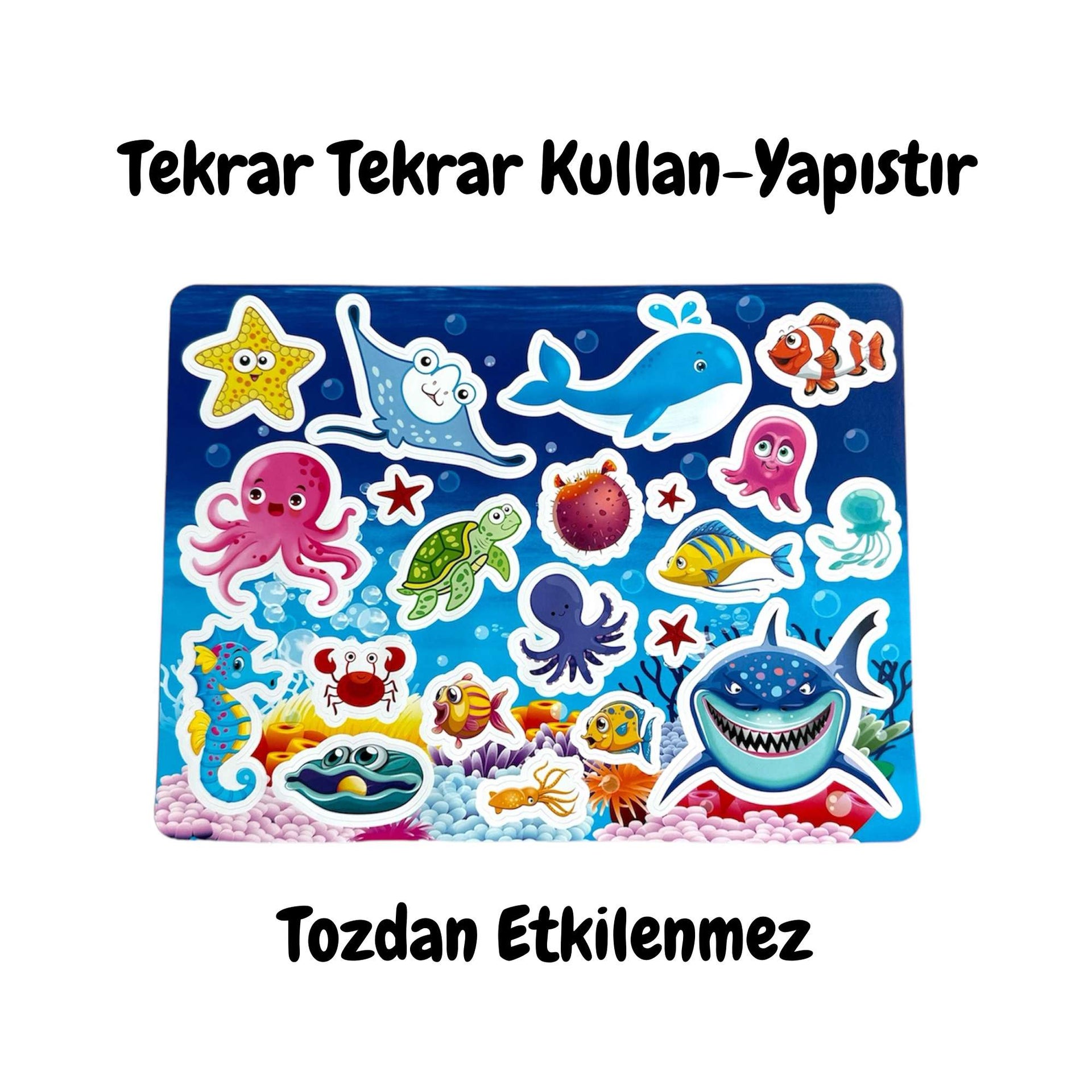 Lino Tekrar Tekrar Kullanılabilen Sticker Seaworld LS-300